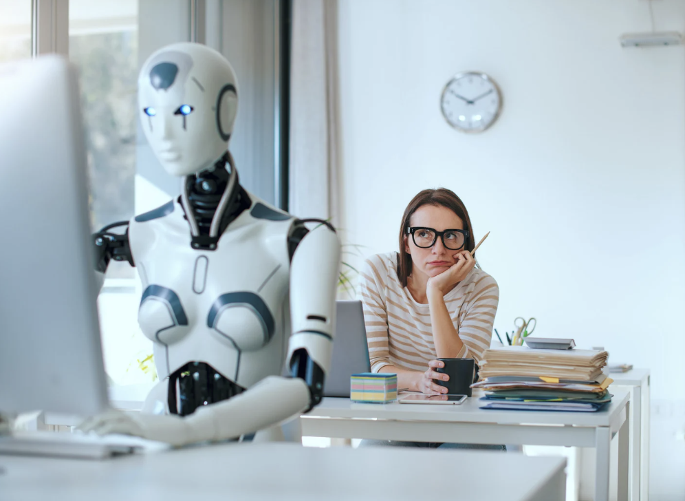 AI robot neemt over